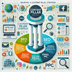 With strong content pillars, content strategy becomes more organized, efficient, and relevant to achieve long-term goals